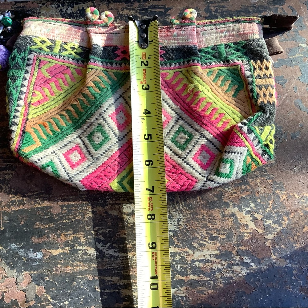 Vintage Hmong Textile Cosmetic Bag Clutch - Picture 3 of 5